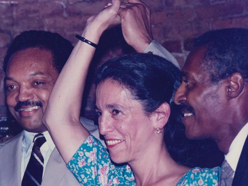 Ruth Messinger with Jesse Jackson